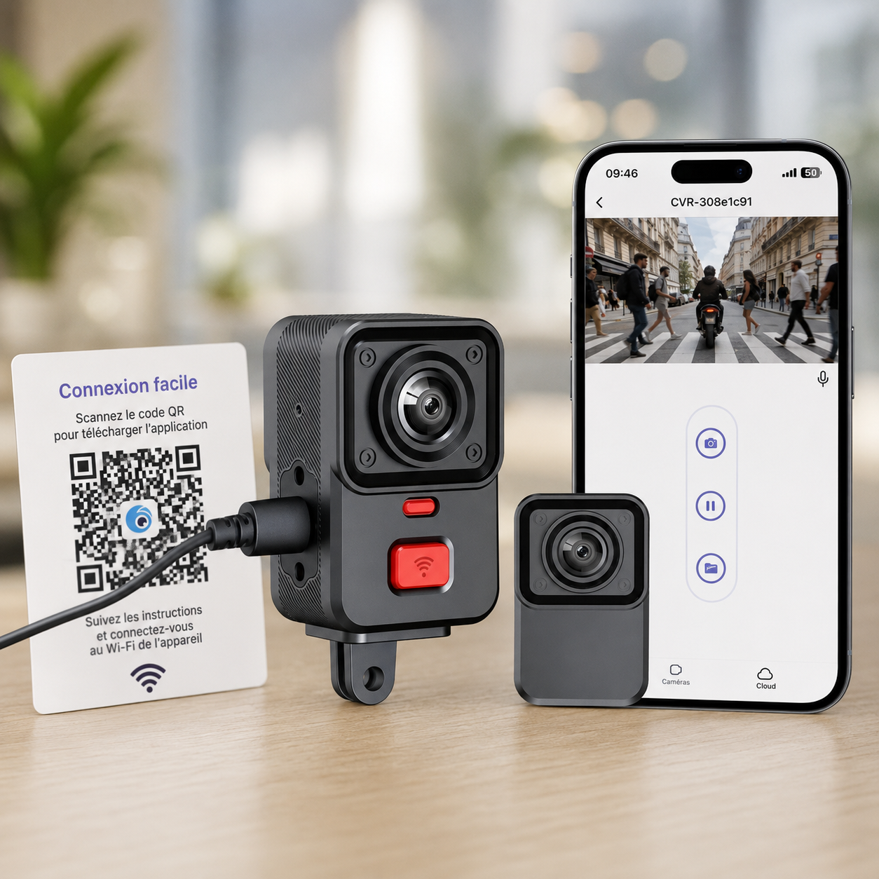 Dashcam Moto Double Objectif 2K – Caméra Avant + Arrière - Dashora