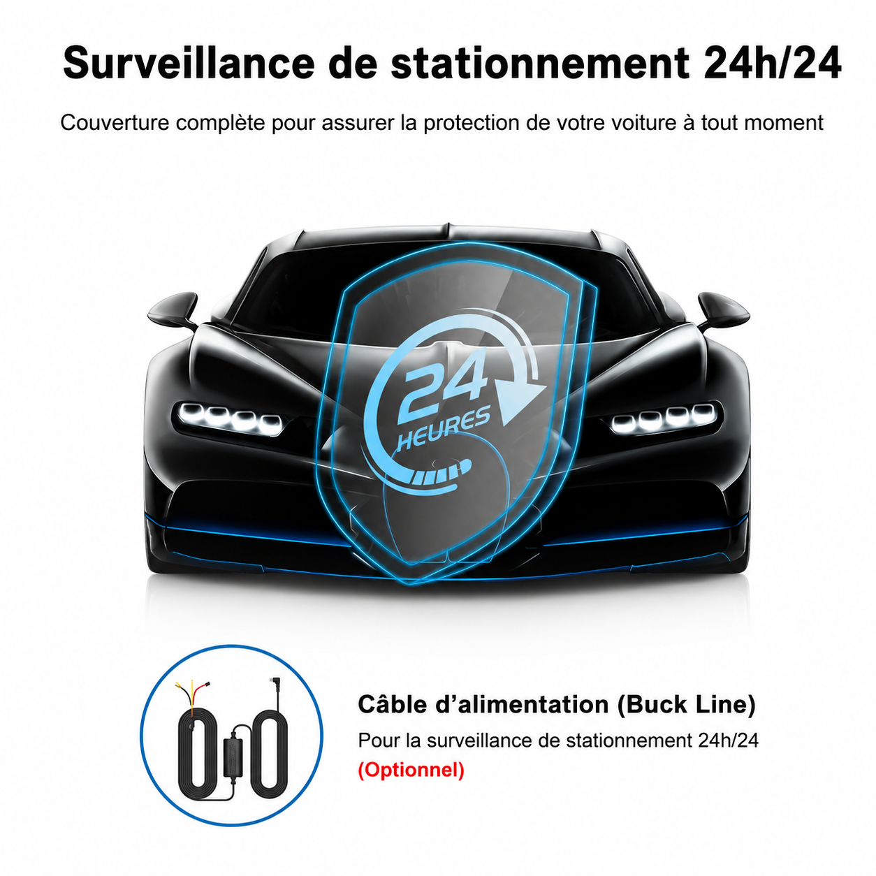 Dashcam Voiture 2K Mini Wi-Fi – GPS Surveillance Parking - Dashora