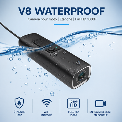 Dashcam Moto Ultra HD Fixation Casque - Dashora